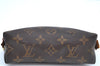 Authentic Louis Vuitton Monogram Pochette Cosmetic Pouch M47515 LV 7723H