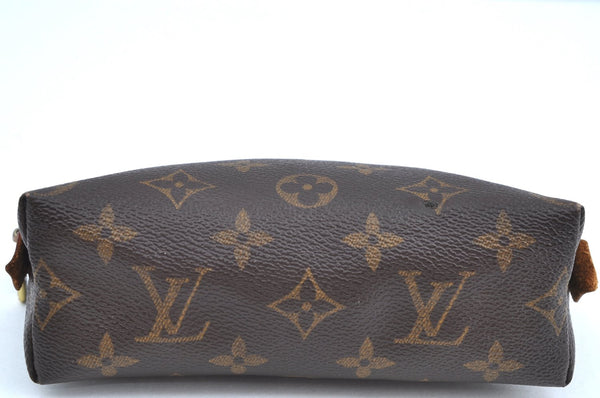 Authentic Louis Vuitton Monogram Pochette Cosmetic Pouch M47515 LV 7723H