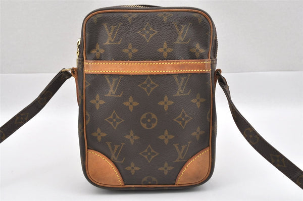 Authentic Louis Vuitton Monogram Danube Shoulder Cross Bag M45266 LV Junk 7724I