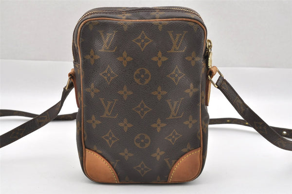 Authentic Louis Vuitton Monogram Danube Shoulder Cross Bag M45266 LV Junk 7724I