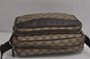 Authentic GUCCI Shoulder Cross Body Bag Purse GG PVC Leather 114531 Brown 7724J