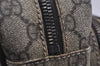Authentic GUCCI Shoulder Cross Body Bag Purse GG PVC Leather 114531 Brown 7724J