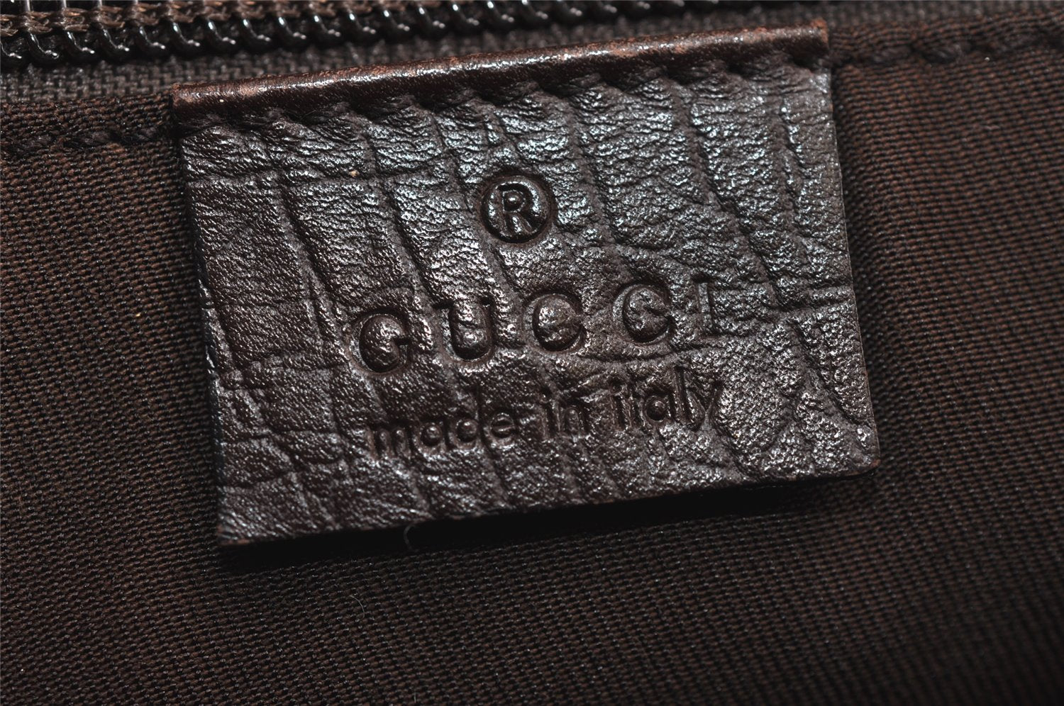 Authentic GUCCI Shoulder Cross Body Bag Purse GG PVC Leather 114531 Brown 7724J