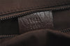 Authentic GUCCI Shoulder Cross Body Bag Purse GG PVC Leather 114531 Brown 7724J