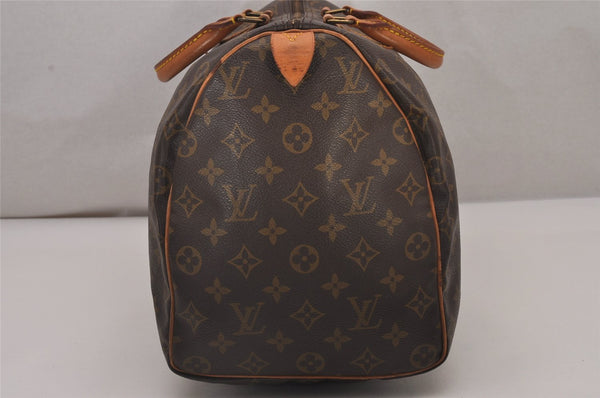 Authentic Louis Vuitton Monogram Speedy 40 Hand Boston Bag M41522 LV 7725I