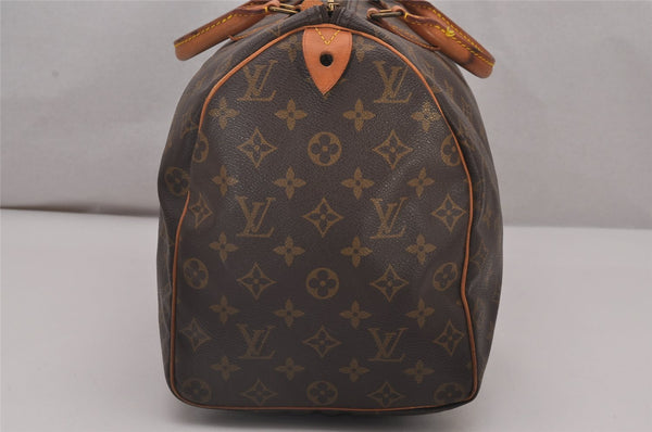 Authentic Louis Vuitton Monogram Speedy 40 Hand Boston Bag M41522 LV 7725I