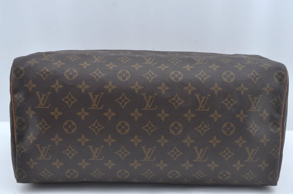 Authentic Louis Vuitton Monogram Speedy 40 Hand Boston Bag M41522 LV 7725I