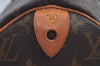 Authentic Louis Vuitton Monogram Speedy 40 Hand Boston Bag M41522 LV 7725I