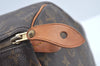 Authentic Louis Vuitton Monogram Speedy 40 Hand Boston Bag M41522 LV 7725I