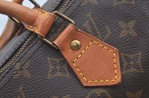 Authentic Louis Vuitton Monogram Speedy 40 Hand Boston Bag M41522 LV 7725I
