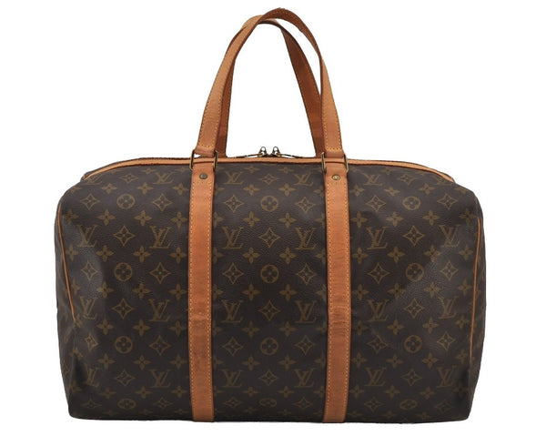 Authentic Louis Vuitton Monogram Sac Souple 45 Hand Boston Bag M41624 LV 7725J