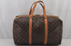 Authentic Louis Vuitton Monogram Sac Souple 45 Hand Boston Bag M41624 LV 7725J