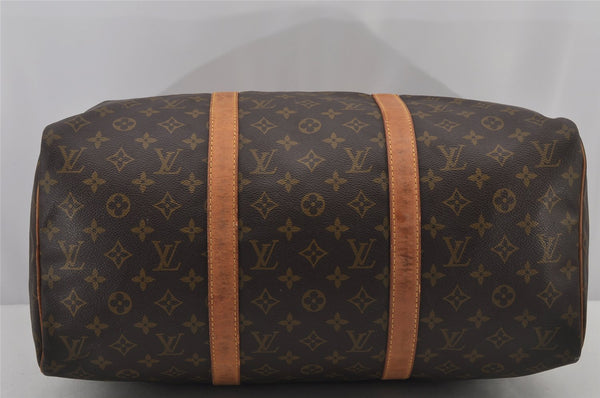 Authentic Louis Vuitton Monogram Sac Souple 45 Hand Boston Bag M41624 LV 7725J