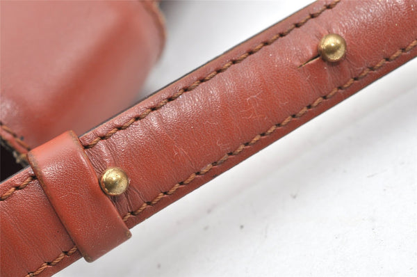 Authentic Louis Vuitton Epi Cluny Shoulder Bag Purse Brown M52253 LV 7726I