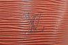Authentic Louis Vuitton Epi Cluny Shoulder Bag Purse Brown M52253 LV 7726I