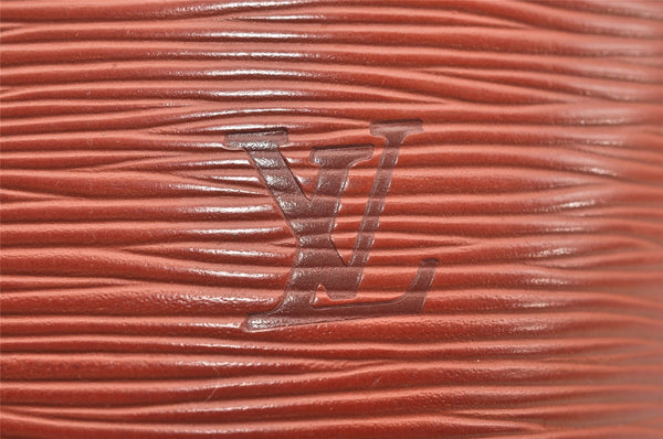 Authentic Louis Vuitton Epi Cluny Shoulder Bag Purse Brown M52253 LV 7726I