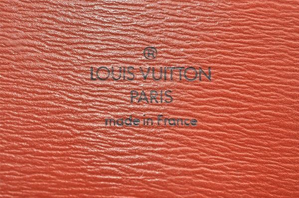 Authentic Louis Vuitton Epi Cluny Shoulder Bag Purse Brown M52253 LV 7726I