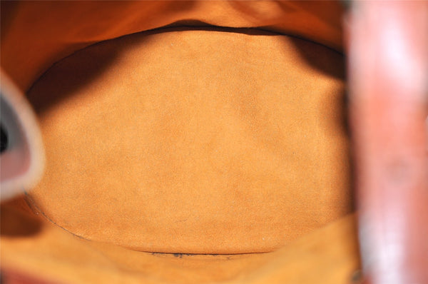 Authentic Louis Vuitton Epi Cluny Shoulder Bag Purse Brown M52253 LV 7726I