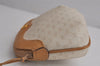 Authentic GUCCI Vintage Micro GG PVC Leather Clutch Hand Bag Purse White 7726J