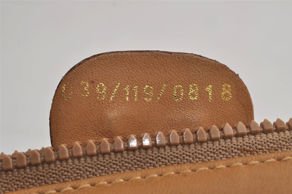 Authentic GUCCI Vintage Micro GG PVC Leather Clutch Hand Bag Purse White 7726J