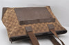 Authentic GUCCI Vintage Shoulder Tote Bag GG Canvas Leather 0190426 Brown 7726K