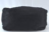 Authentic FENDI Mamma Baguette Shoulder Hand Bag Jersey Leather Black Junk 7728J