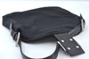 Authentic FENDI Mamma Baguette Shoulder Hand Bag Jersey Leather Black Junk 7728J