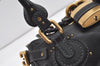 Authentic Chloe Vintage Mini Paddington Leather Hand Bag Purse Black 7729J