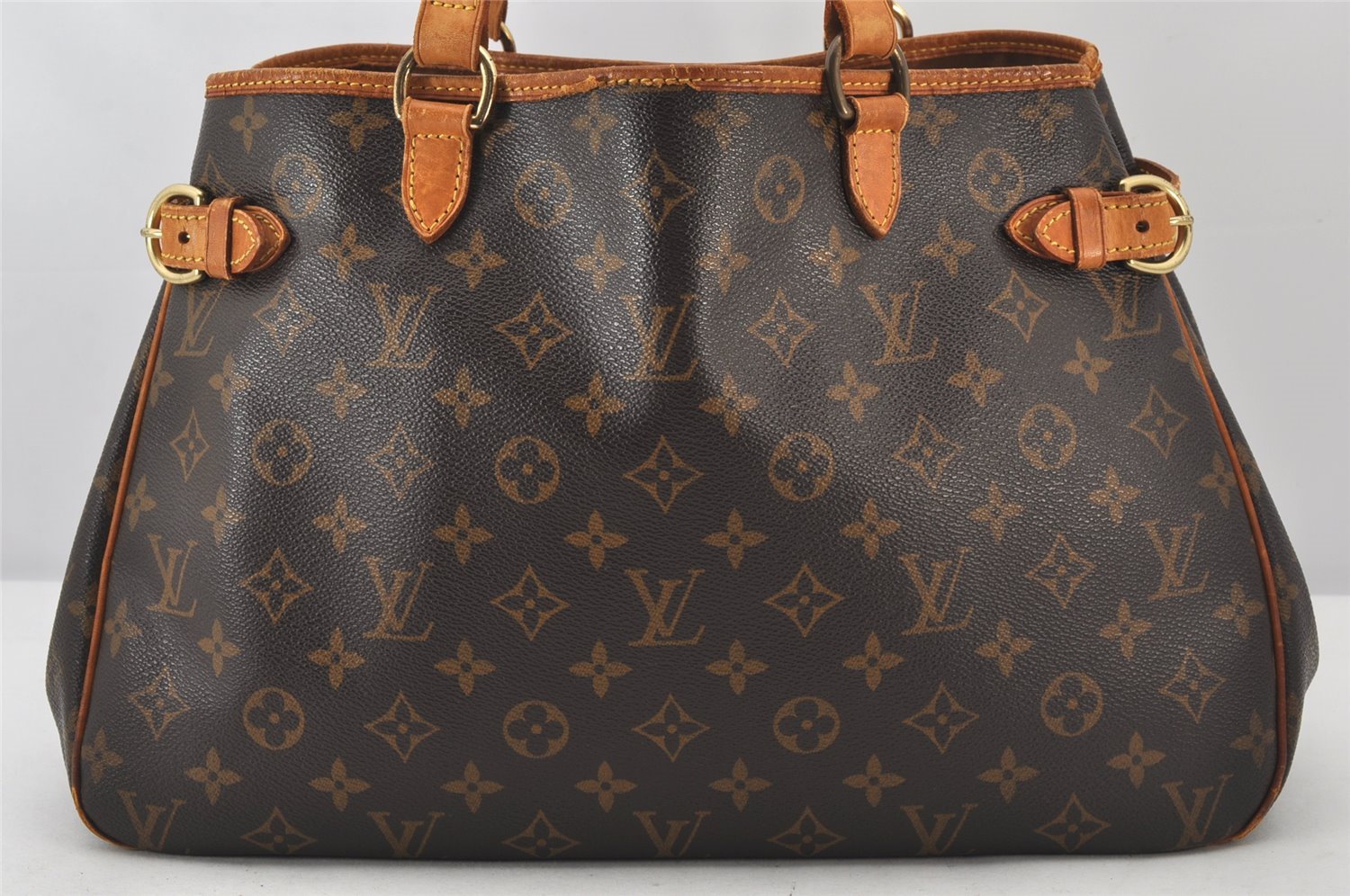 Authentic Louis Vuitton Monogram Batignolles Horizontal Tote Bag M51154 LV 7729K