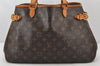 Authentic Louis Vuitton Monogram Batignolles Horizontal Tote Bag M51154 LV 7729K