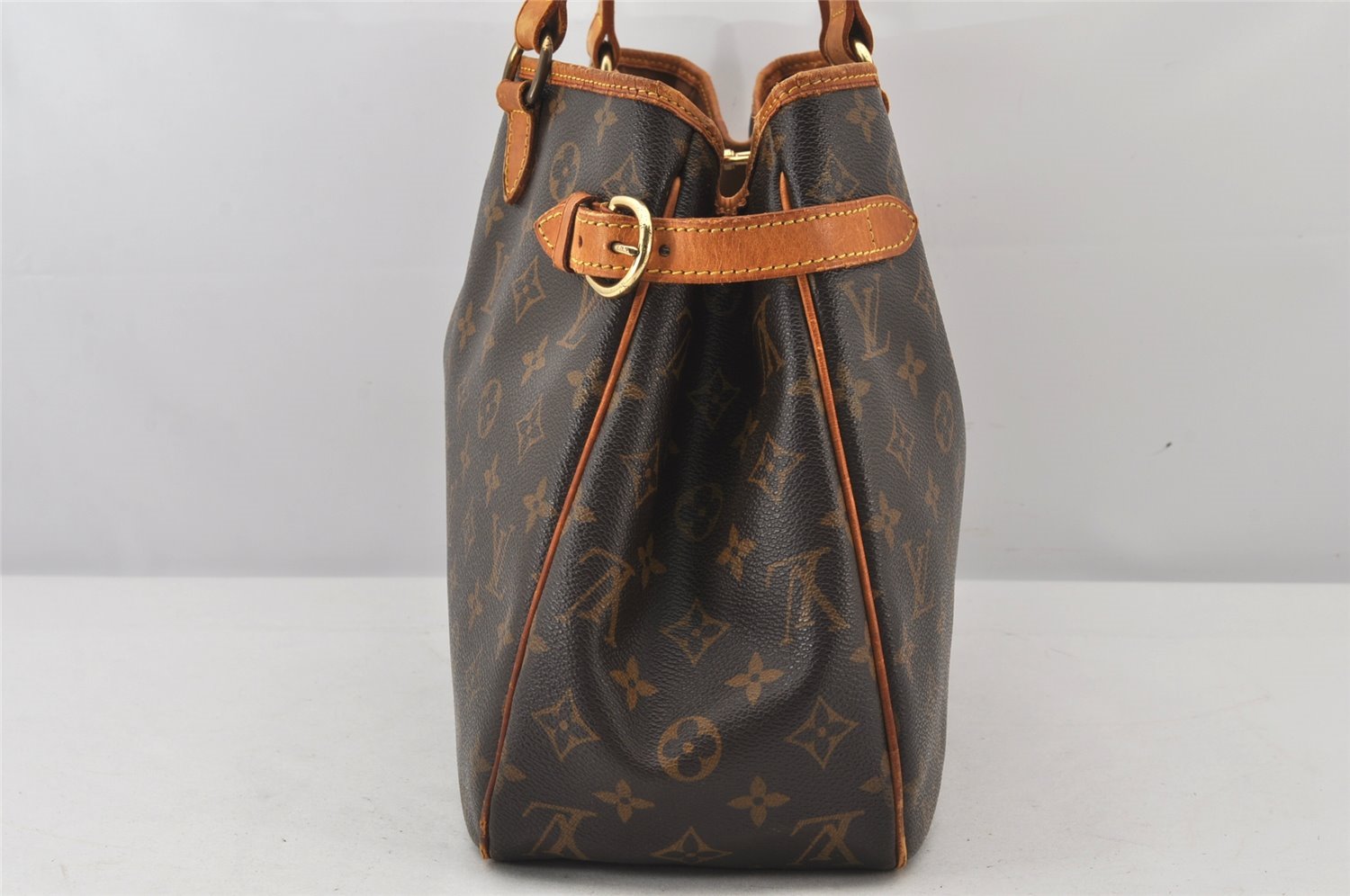 Authentic Louis Vuitton Monogram Batignolles Horizontal Tote Bag M51154 LV 7729K