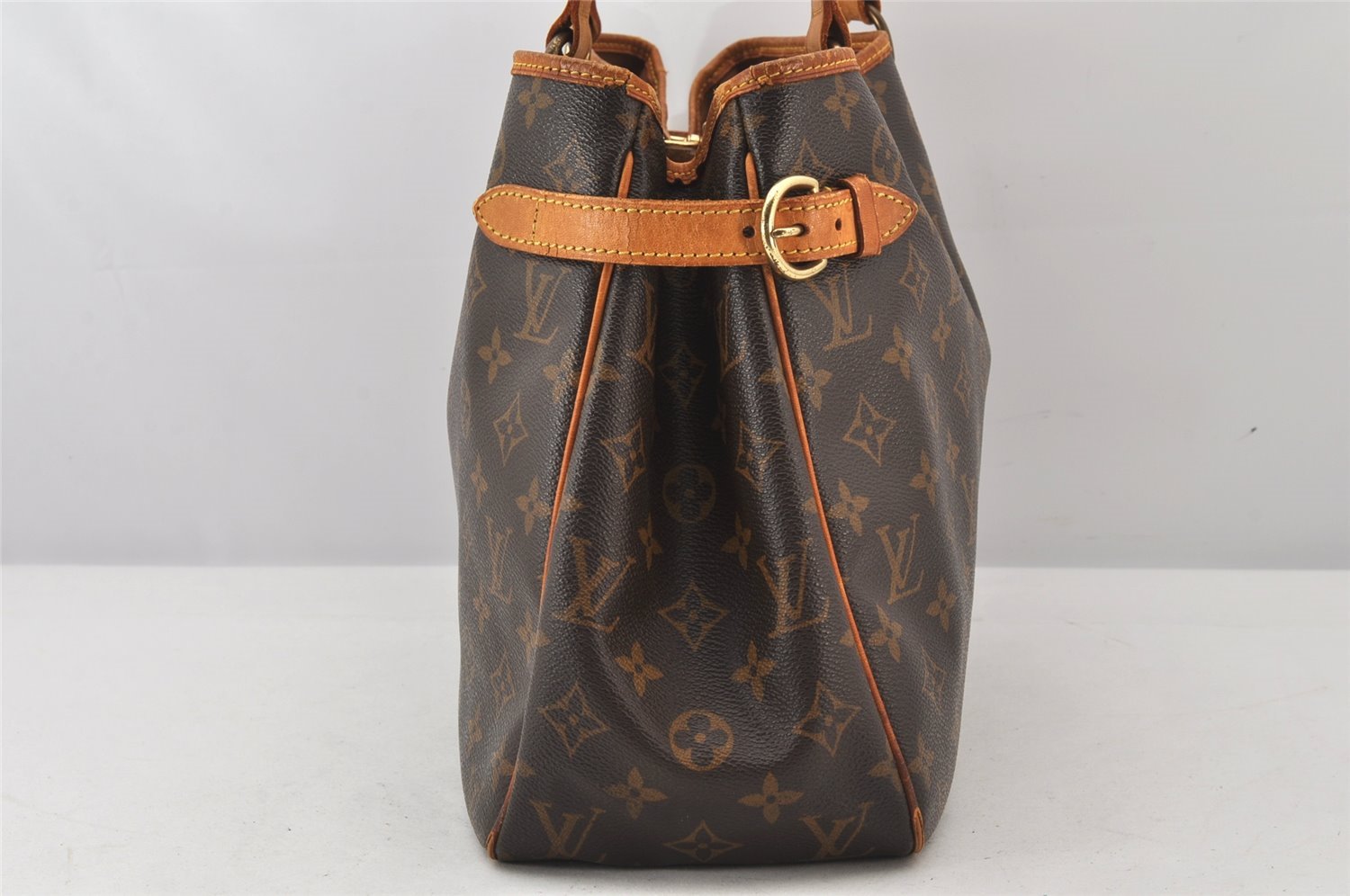 Authentic Louis Vuitton Monogram Batignolles Horizontal Tote Bag M51154 LV 7729K