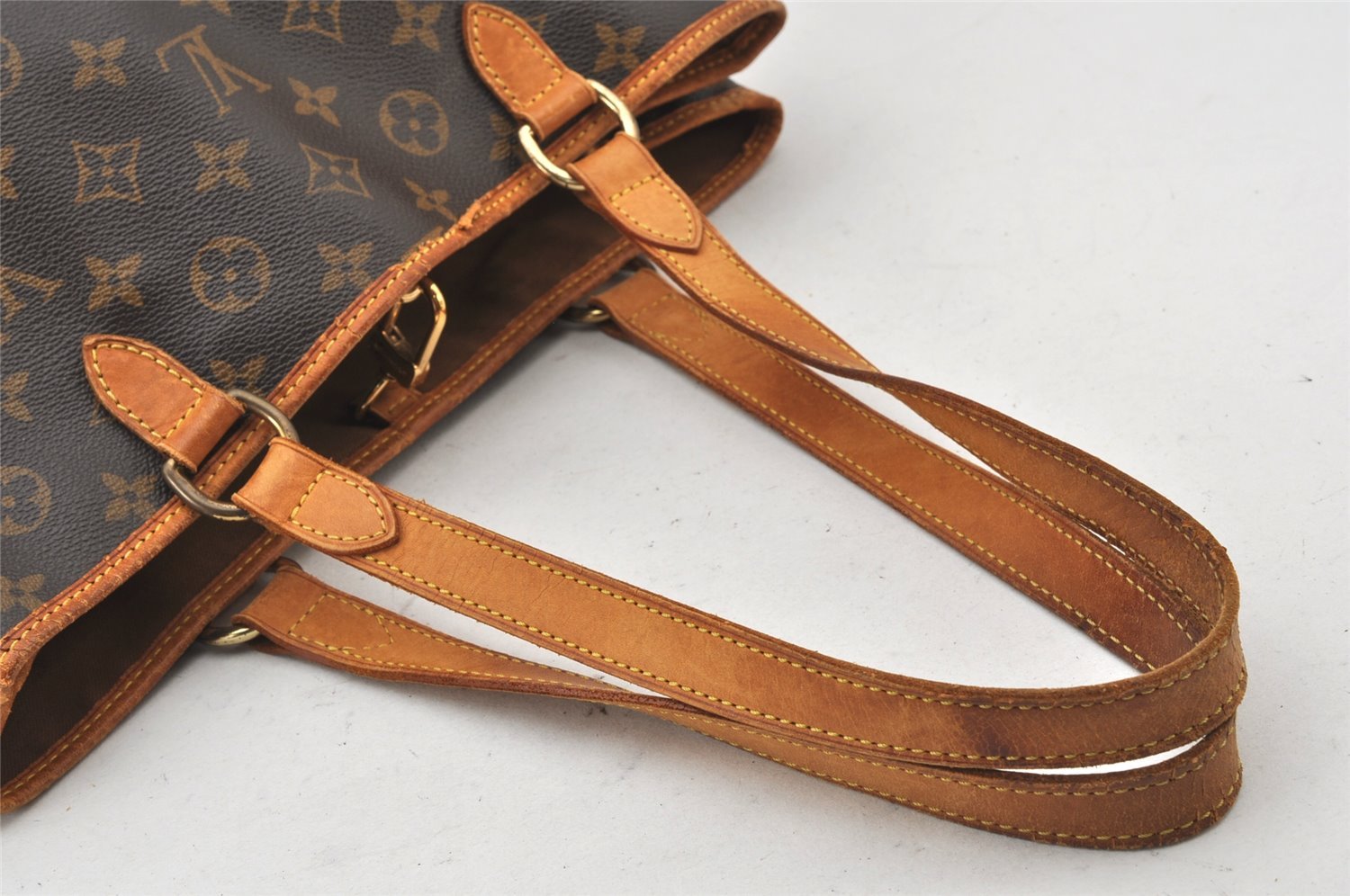 Authentic Louis Vuitton Monogram Batignolles Horizontal Tote Bag M51154 LV 7729K