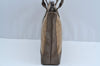 Authentic FENDI Vintage Zucchino Tote Hand Bag PVC Leather Brown 7730H