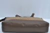Authentic FENDI Vintage Zucchino Tote Hand Bag PVC Leather Brown 7730H