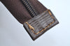 Authentic FENDI Vintage Zucchino Tote Hand Bag PVC Leather Brown 7730H