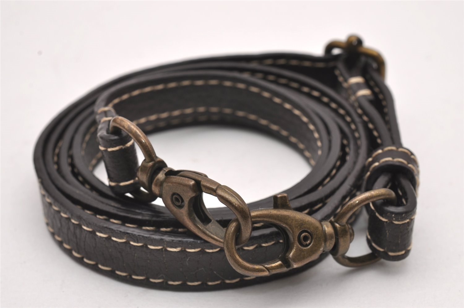 Authentic GUCCI Web Sherry Line 2Way Hand Boston Bag GG PVC Leather Brown 7730I