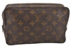 Auth Louis Vuitton Monogram Trousse Toilette 23 Clutch Hand Bag Old Model 7730K