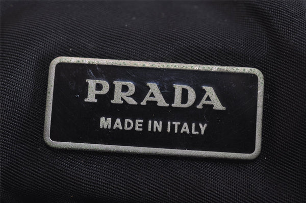 Authentic PRADA Nylon Tessuto Saffiano Leather 2Way Business Bag Black 7731I