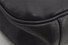 Authentic GUCCI Vintage Bamboo 2Way Shoulder Hand Bag Leather Black Junk 7731J