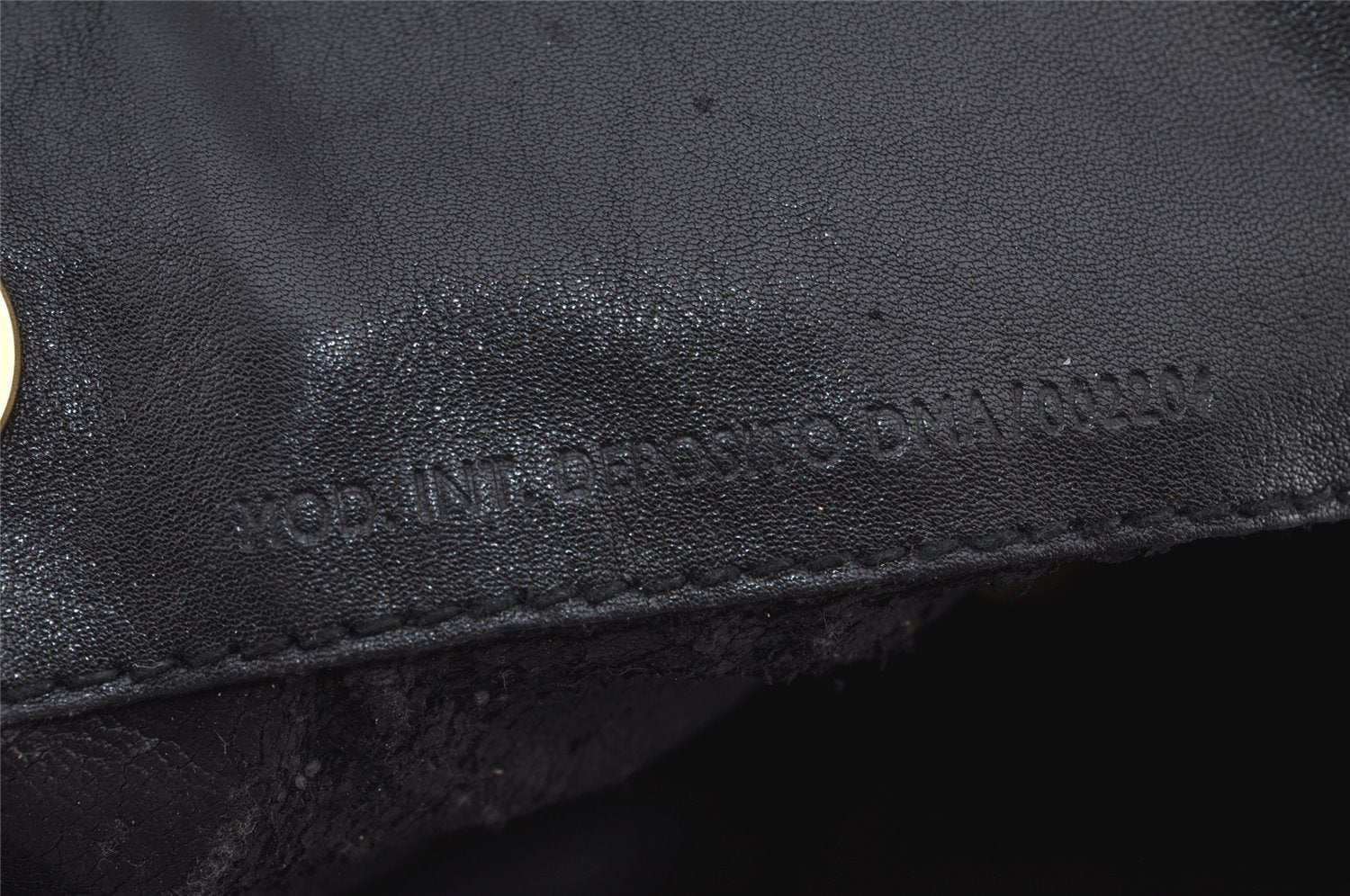 Authentic GUCCI Vintage Bamboo 2Way Shoulder Hand Bag Leather Black Junk 7731J