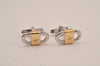Authentic Christian Dior Gold Tone Chain Necklace Earrings Cuffs 3Set Junk 7731M