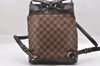 Authentic Louis Vuitton Damier Soho Backpack N51132 LV 7732I