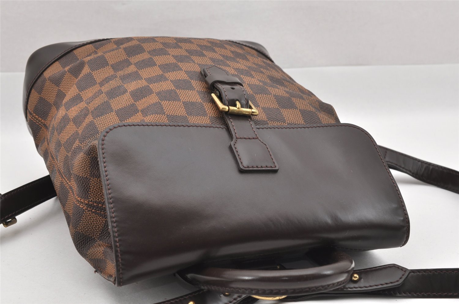 Authentic Louis Vuitton Damier Soho Backpack N51132 LV 7732I