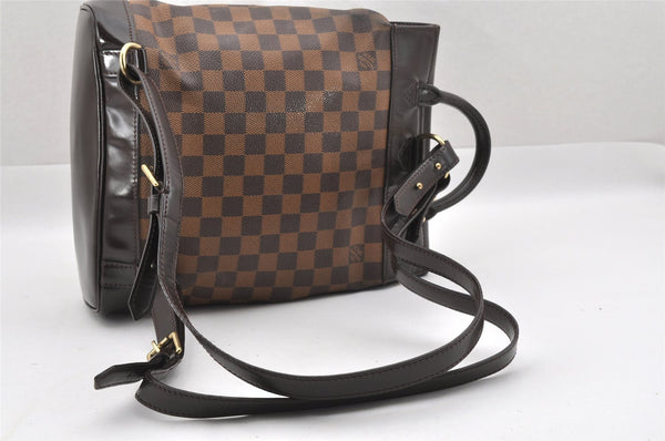 Authentic Louis Vuitton Damier Soho Backpack N51132 LV 7732I