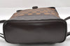 Authentic Louis Vuitton Damier Soho Backpack N51132 LV 7732I