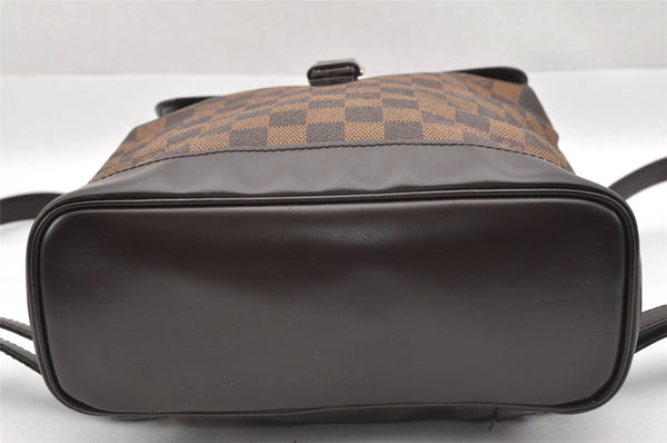 Authentic Louis Vuitton Damier Soho Backpack N51132 LV 7732I