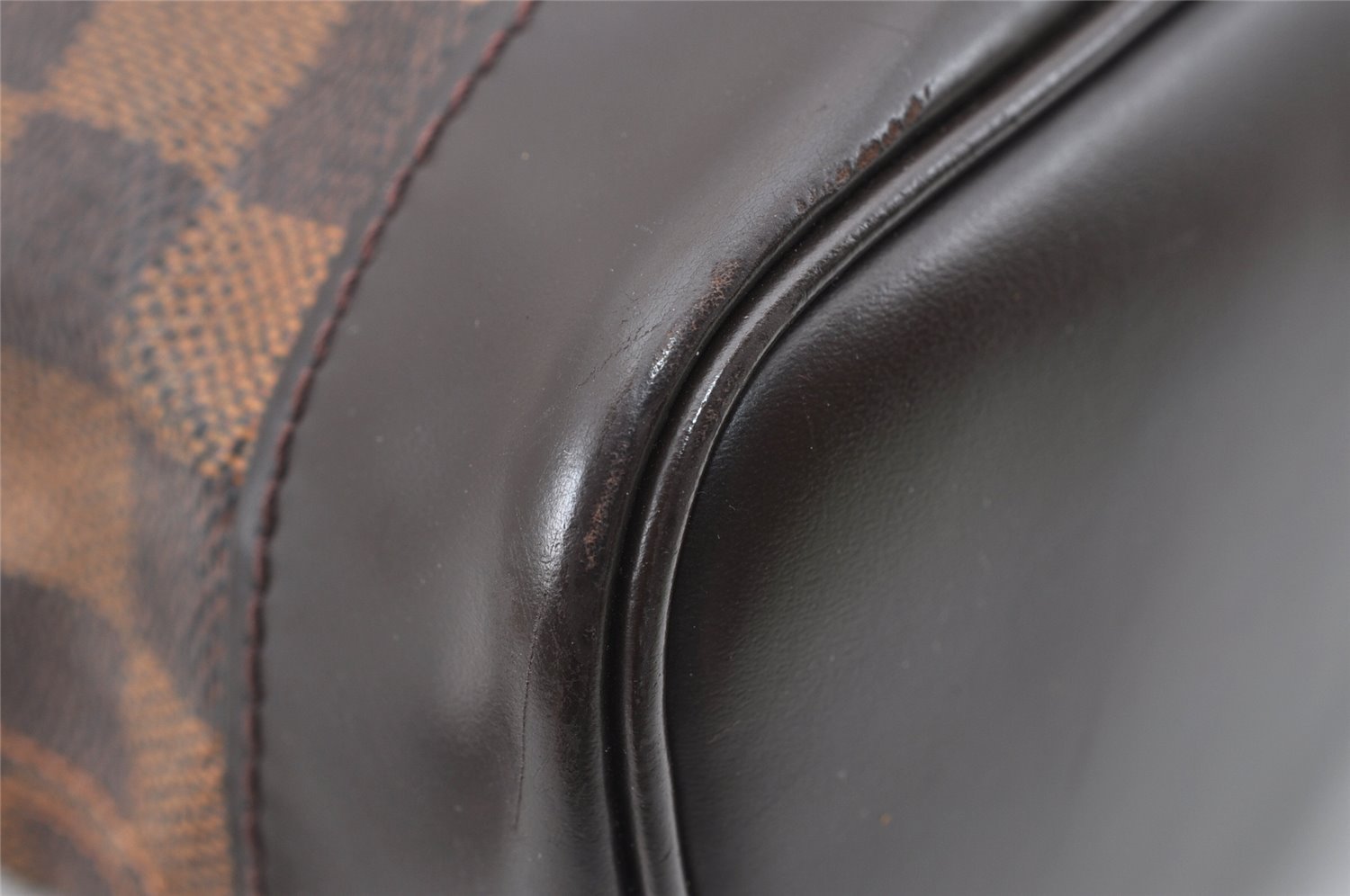 Authentic Louis Vuitton Damier Soho Backpack N51132 LV 7732I