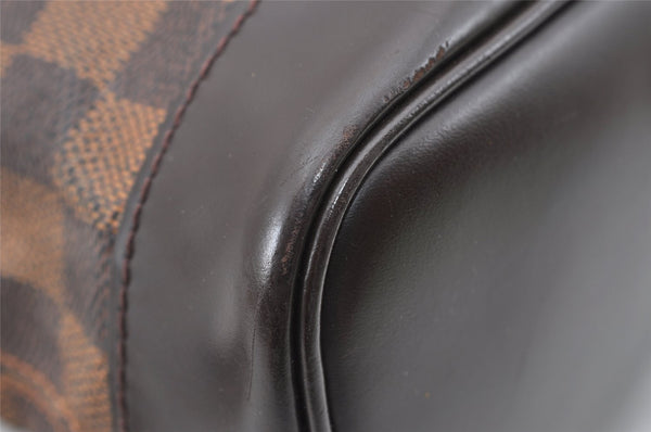 Authentic Louis Vuitton Damier Soho Backpack N51132 LV 7732I