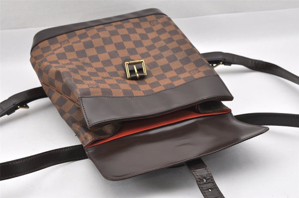 Authentic Louis Vuitton Damier Soho Backpack N51132 LV 7732I